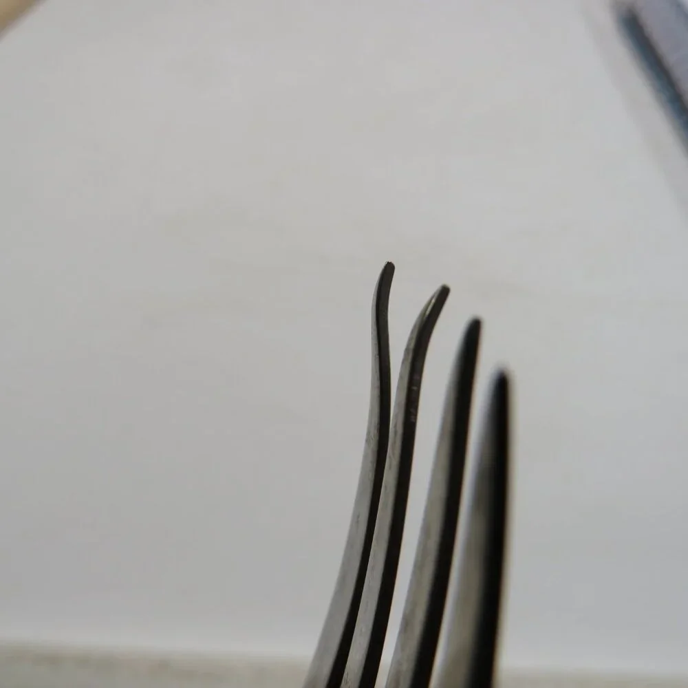 VTG Dinner Fork Art Deco style Silver Plated 